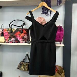 STYLESTALKER Black Cut Out Mini Dress Size Med
